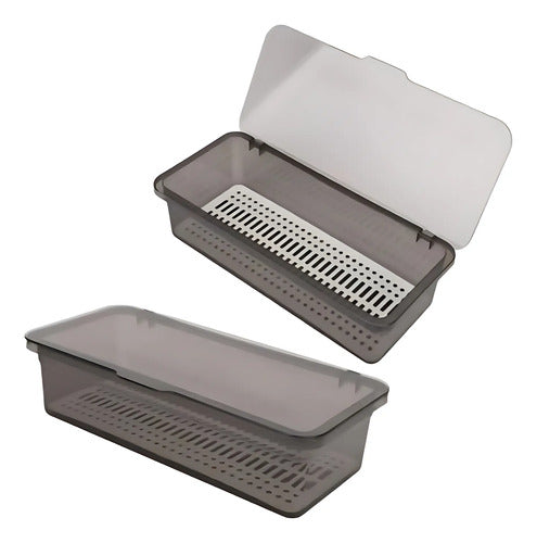 Organizador Para Maquillaje Cosmeticos Brochas Con Tapa Aleatorio
