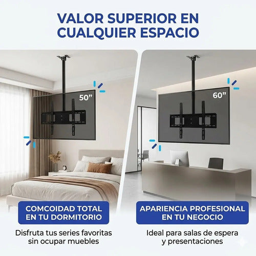 Soporte Pared Televisor Articulado Brazo Extensible 26-65 Negro