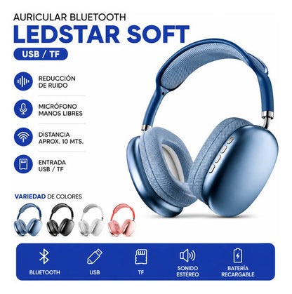 Auriculares Bluetooth Micrófono Manos Libres Reducción Ruido Blanco