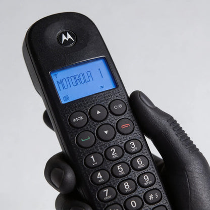 Telefono Inalambrico Digital Base Doble Identificador Numero Negro