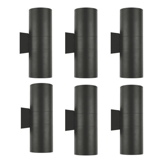 Set X6 Aplique Pared Exterior Luminaria Foco Bidireccional