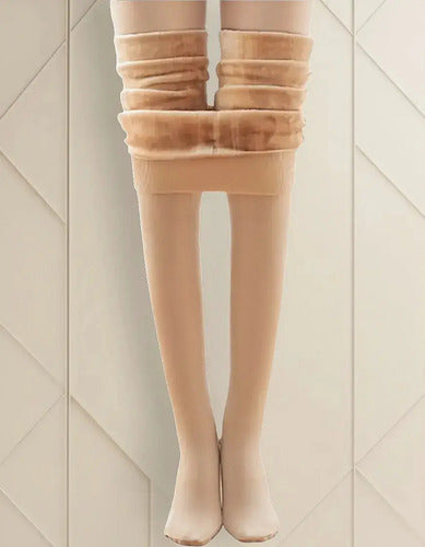 Medias Termicas Mujer Can Can Leggins Corderito Talle Unico