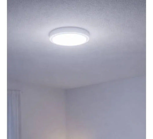 Panel Led Redondo Superficie 20w Luz Fría 7000k Plafón Blanco