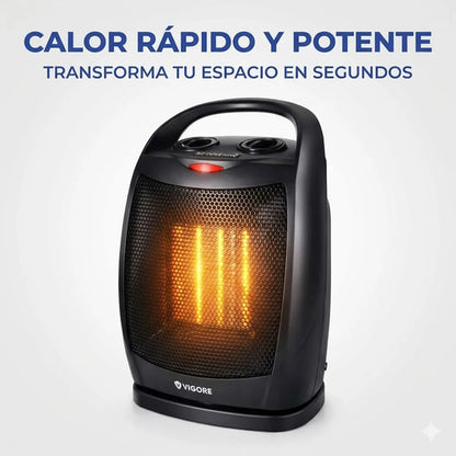 Calefactor Estufa Electrico Oscilante 1500w Termico Portatil Negro