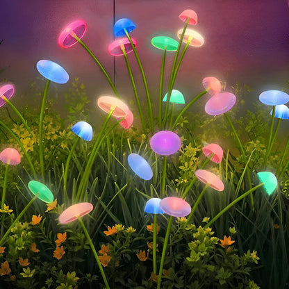 Set X10 Luces Solares Led Jardin Estaca Lampara Exterior Rgb Rgb