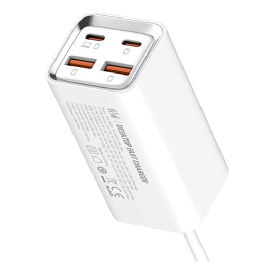 Cargador De Pared Carga Rapida 65w  Usb Tipo C + Usb A