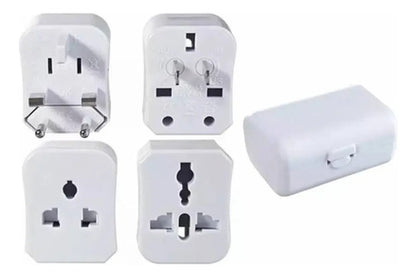 Adaptador De Enchufe Universal Para Viaje Con Estuche