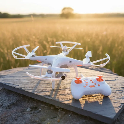 Dron Rotación 360 Luces Led Control Remoto Recargable 250mah Aleatorio