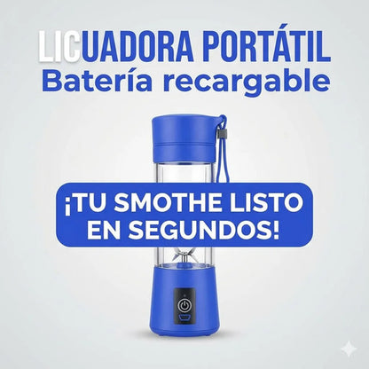 Licuadora Portatil Varios Colores Usb Recargable Vaso Batido Violeta