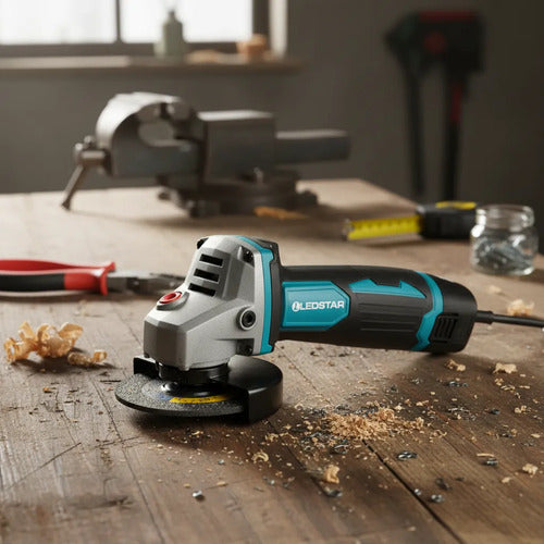 Mini Amoladora Portátil Recargable 12v 19500 Rpm 2 Discos Celeste 0