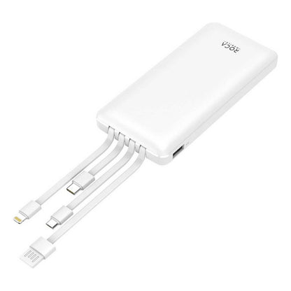Power Bank 10.000mah Cargador Portati Con Cables Integrados