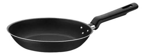 Sartén Cocina Antiadherente Mango Ergonómico 26cm Aluminio Negro