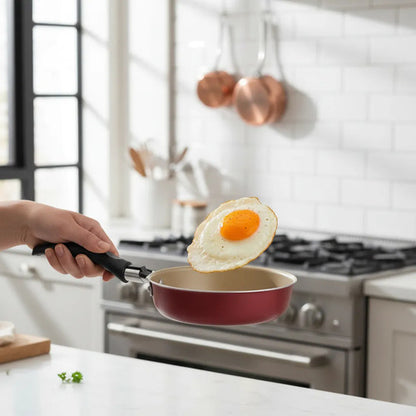 Sartén Antiadherente 13cm Omeletera Huevo 0.4l Cocina Aleatorio
