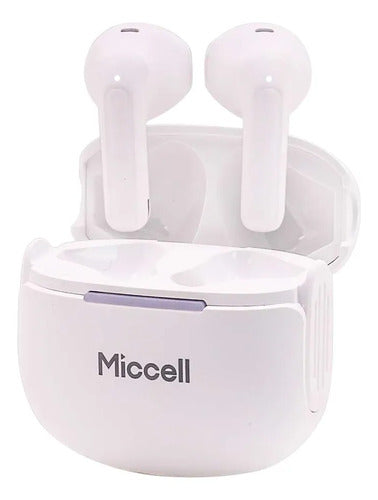 Auriculares Inalambricos Bluetooth 5.4 Ios Android Tws Siri Blanco