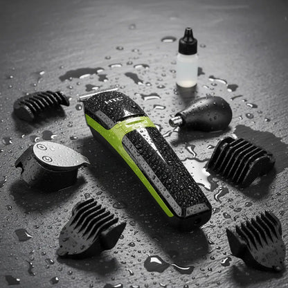 Maquina De Cortar Pelo Hombre Inalambrica Cortapelo Negro