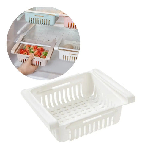 Estante Organizador Canasto Extensible Heladera Placard Aleatorio