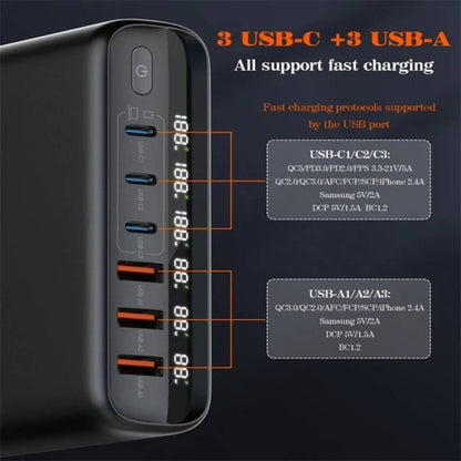 Cargador 140w Gan Notebook Pc Carga Rapida Usb + Usb Tipo C