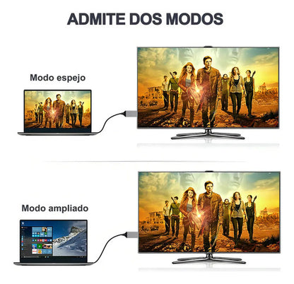 Cable Adaptador Video Tipo C Hdtv 4k Mac Os Android 1.8 Mt