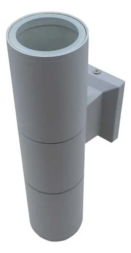 Set X4 Aplique Pared Exterior Luminaria Foco Bidireccional
