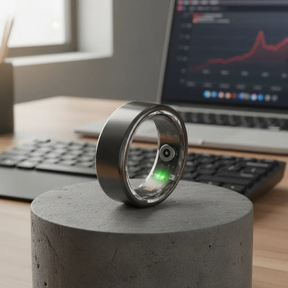 Anillo Inteligente Monitoreo Sueño Talle 12 Ios Android Negro 12