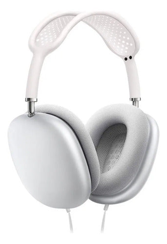Auriculares Cableados Sonido Envolvente Graves Reforzados Blanco