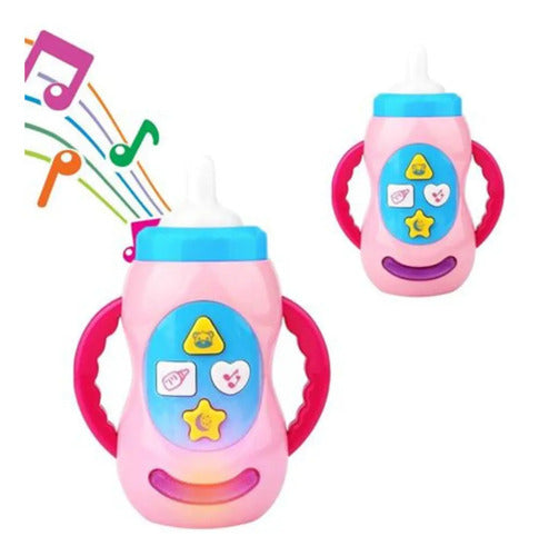 Juguete Infantil Interactivo Mamadera Musical Y Luces Niños