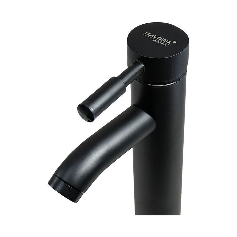 Canilla Negra Para Lavatorio Baño Monocomando Mezcladora