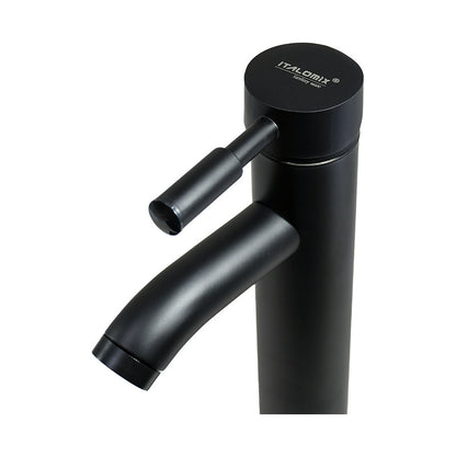 Canilla Negra Para Lavatorio Baño Monocomando Mezcladora