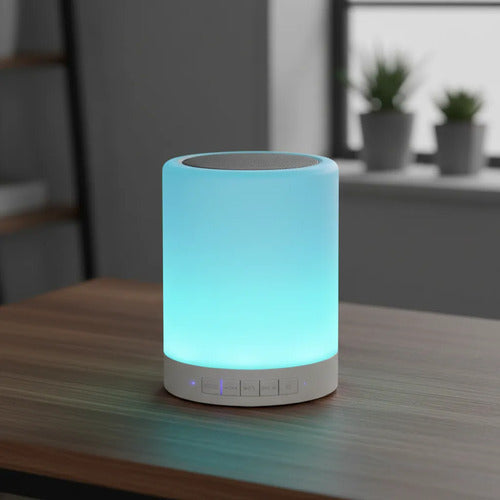 Parlante Bluetooth Táctil Luces Tf Usb Mic Manos Libres Aleatorio