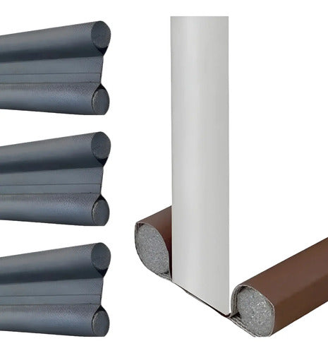 Set X3 Chorizo Puerta Casa Tope Zocalo Burlete Proteccion Varios Liso