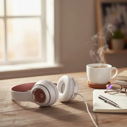 Auricular Bluetooth Oso Plegable Manos Libres Mic Stereo Aleatorio