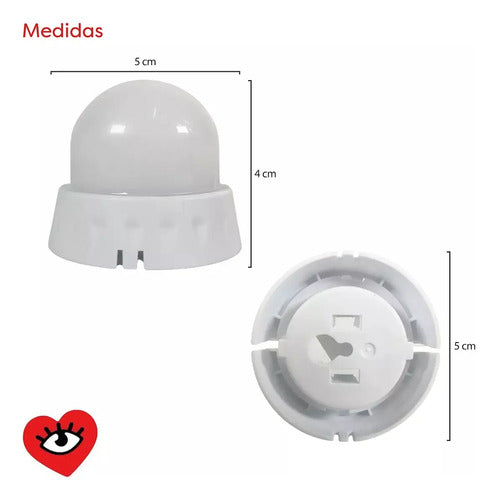 Kit 10 Focos Lamparas Luz Led Espejo Usb Maquillaje Camarin Veoquiero