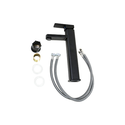 Canilla Negra Para Lavatorio Baño Monocomando Mezcladora