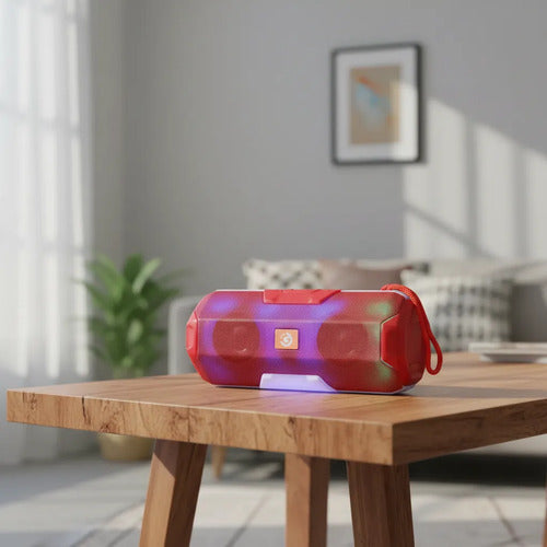 Parlante Inalambrico Bluetooth Ios Android Luces Rgb 4 Horas Aleatorio