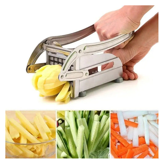 Corta Papas Verduras Cortador De Papas Fritas Manual