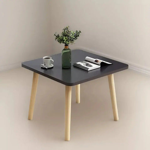 Mesa Minimalista Centro Living Madera Ratona