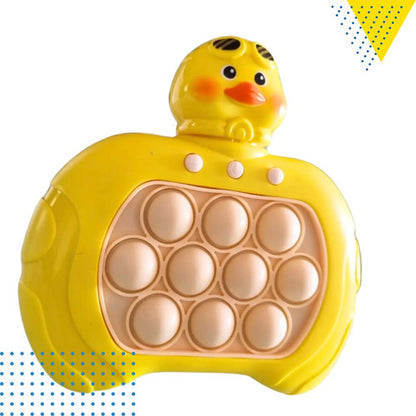 Juego Consola Pop It Pato Electrónica Luz Sonido Infantil Pato Amarillo