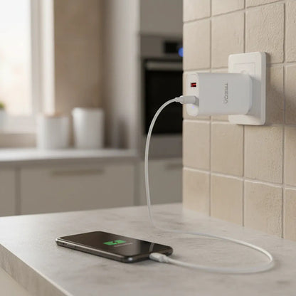 Cargador Usb Tipo C 38w Celular Tablet Pared Carga Rapida Aleatorio - 4 Colores