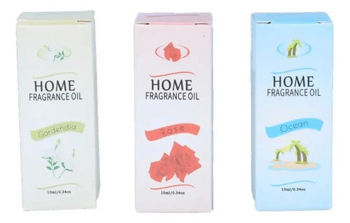 Pack X4 Aceite Esencias Aromaticas Fragancias Humificador