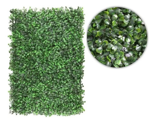 X2 Enredadera Pared Artificial Planta Decorativa 60x40cm Verde