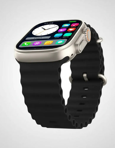 Smartwatch Reloj Inteligente C800 Ultra Manos Libres 1.99 Plateado/gris Claro Deportiva Aleatorio - 3 Colores