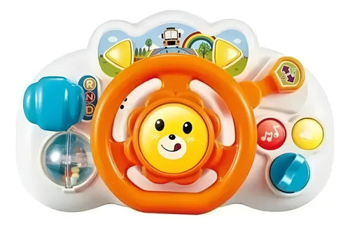 Juguete Infantil Didactico Volante Con Luz Y Sonido De Niños