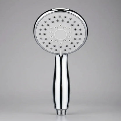 Duchero Ducha Con Luz Led 7 Funciones Temperatura Mango Baño Plateado
