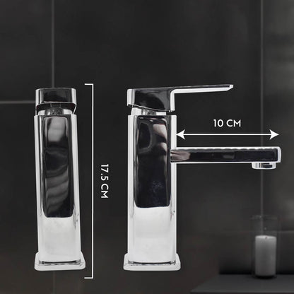 Canilla Tubular Para Lavatorio Baño Monocomando Pileta Grifo