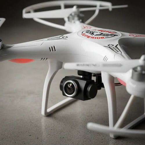 Dron Cámara Led Giro Retorno Automático Control Remoto 650ma Aleatorio