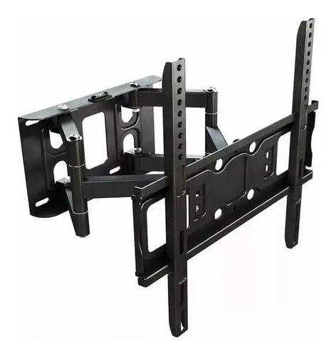 Base Articulada Televisor Soporte Pared Hierro Fuerte 32 70p Negro