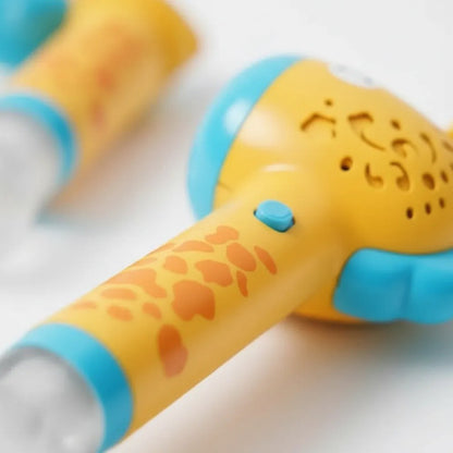 Pistola Lanzador Burbujas Automática Jirafa Luz Led Infantil Aleatorio