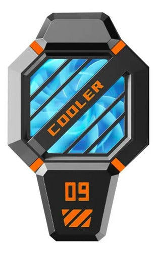 Cooler Enfriador Celulares Gamer Recargable Refrigeracion Negro
