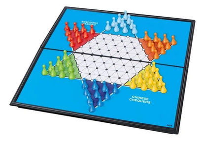Damas Chinas Magnetico Plegable Juego De Mesa 30x30cm