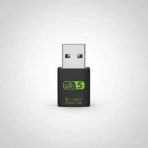 Receptor Adaptador Usb Wifi Bluetooth 2.4 5ghz Banda Dual Pc